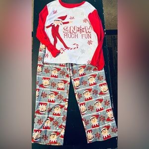 Elf on the shelf boys pajamas